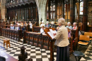 Chaplain Ann Marr read the lesson