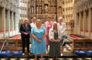 These MU members lovingly sewed the kneelers.