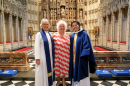Chaplain Anne, President Margy and Canon Zoe