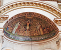 The ceiling inside St Paul's