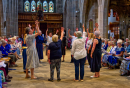 Members offered a Celtic style encircling prayer